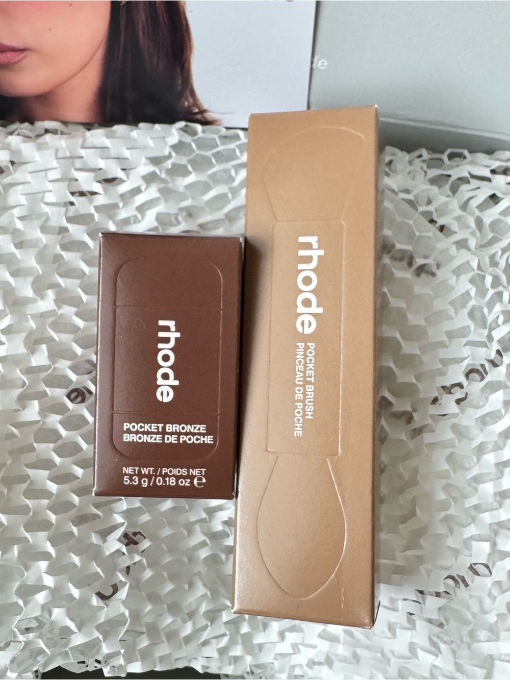 RHODE Pocket Bronze & Pocket Brush Set — Sunbed